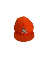 Preowned New Era 59Fifty MLB Miami Marlins Youth Hat Size 6 3/4 H3