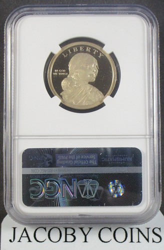 2017 S Sacagawea $1 Sequoyah NGC PF69 Brown Label - Picture 6 of 6