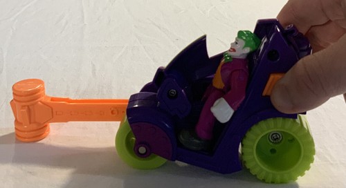 Imaginext The Joker Figure & Hammer Action Cycle Vehicle DC Friends Fisher Price - Picture 6 of 6