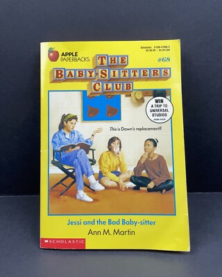 The Baby-Sitters Club Jessi And The Bad Baby-Sitter Book #68 1993 Ann M. Martin