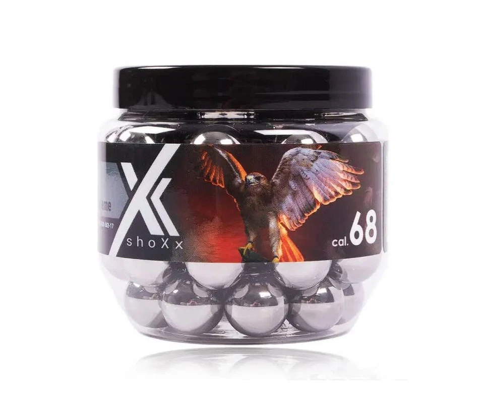 SHOXX Falcon .68 Stahlkugeln Glasbreaker 60 Stück