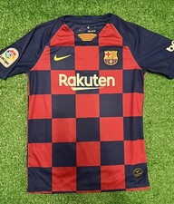 Barcelona Authentic La Liga Youth Size XL Jersey Vintage Soccer Jersey