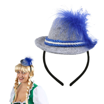 BAYERISCHER HUT MINI KOPFAUFSATZ KOSTÜM OKTOBERFEST DEUTSCHES BIERFEST 