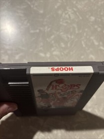 Hoops NES Nintendo Entertainment System 1989 Basketball Jaleco TESTED
