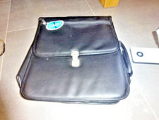 GNBI SCHWARZE MESSENGER-TASCHE AKTENTASCHE. 2006 NEU MIT ETIKETT LAPTOP COMPUTER TASCHE