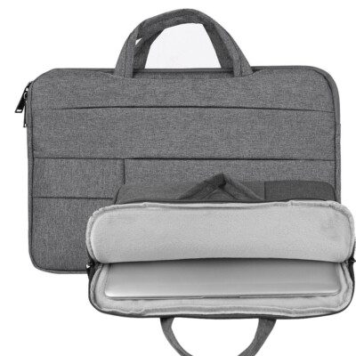 Grey Laptop Bag Padded Protective Case For 15.6'' Acer Aspire 5 / Nitro 5 Gaming