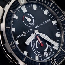 Ulysse Nardin Diver 44MM Black 1183-170/92 Box & Papers 12