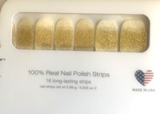 Color Street 100 Nail Polish Strips - Golden Girly