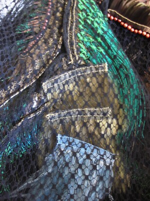 $10,000 Gucci AUTH NEW Sequin Ostrich Feather Embellished Sheer Tulle Dress  40 | eBay