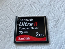 1pcs 2gb Sandisk Ultra II CF compactflash memory card for DSLR CF NIKON,CANON 