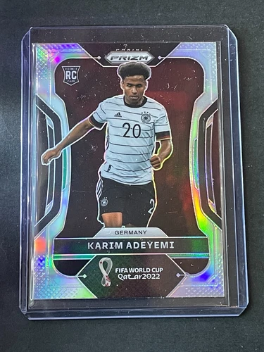 2022 Prizm FIFA World Cup Qatar KARIM ADEYEMI Rookie RC Silver Prizm Germany