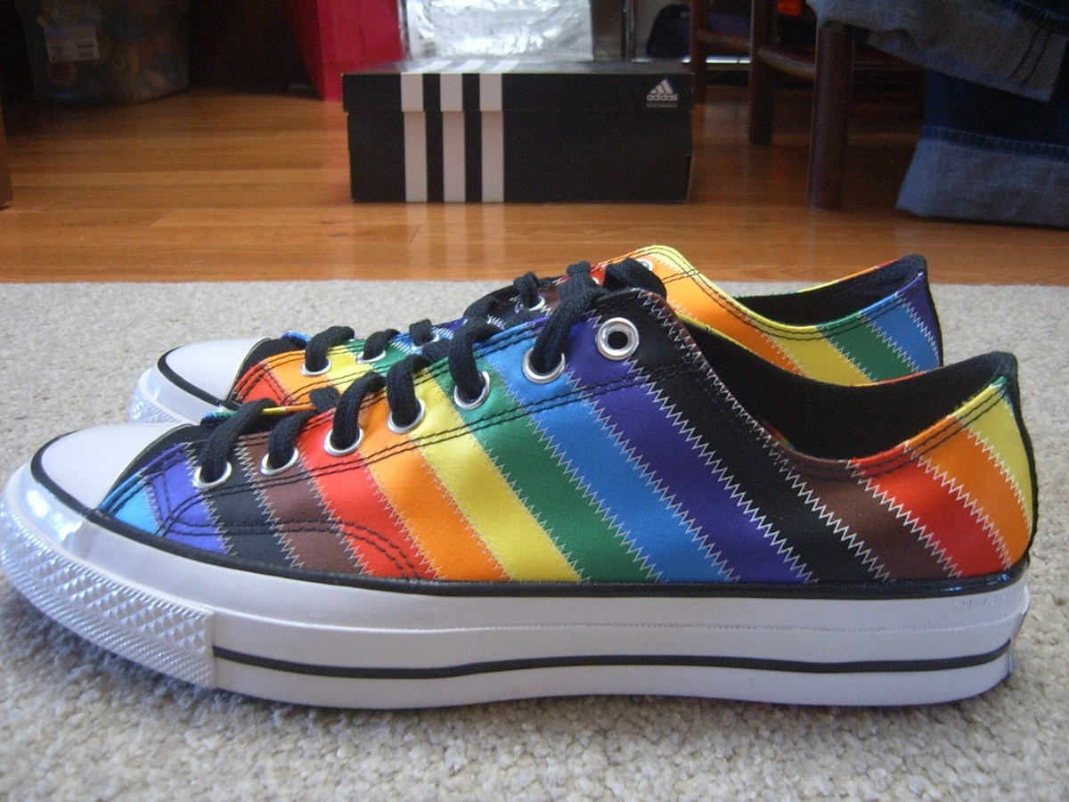 Size 10 - Converse Chuck 70 Low Pride - Rainbow Shoes/Sneakers