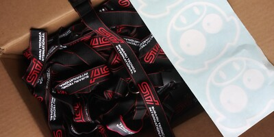 #ad WRX STI SUBARU WRX Lanyard Keychain Quick Release BLACK RED COLOR Free DECALS $12.00