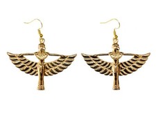 Isis Earrings Miniblings Egypt Wing Goddess E...