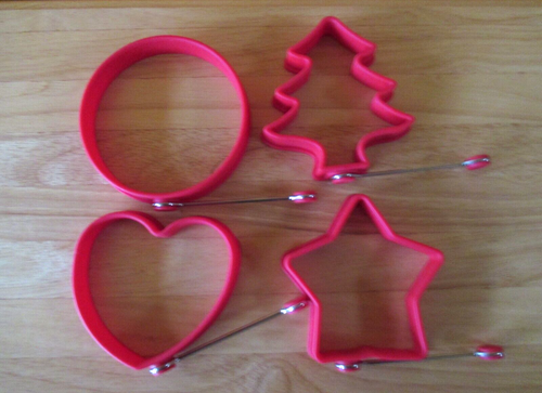 New 4 Silicone Bake Cook Molds