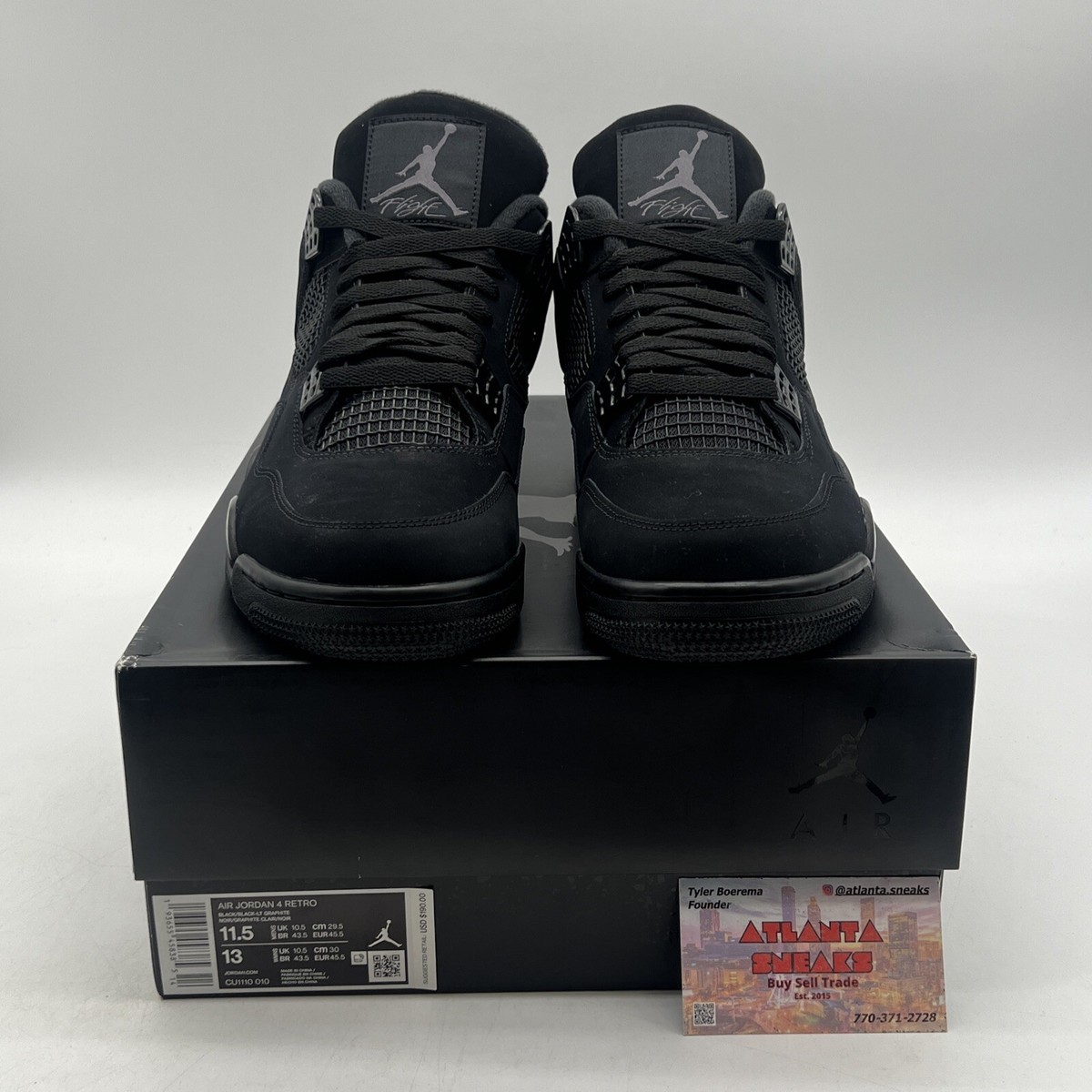Size Jordan Retro Mid Black Cat Suede (CU1110-010)