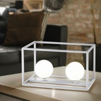 Schreib Tisch Leuchte Nacht-Licht Schlaf Zimmer Beleuchtung KäFig Lese Lampe