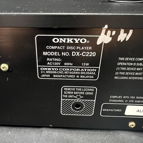 Onkyo DX-C220 6 Disc CD Change Player No Remote TESTED AND WORKING - Picture 9 of 9