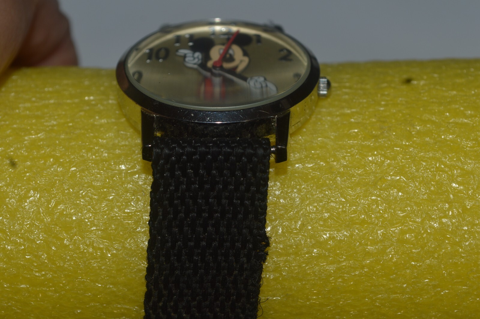 Mickey Mouse Watch By MZB 33mm Unisex Quartz 9 In Strap Rotating Arms Tested Wor