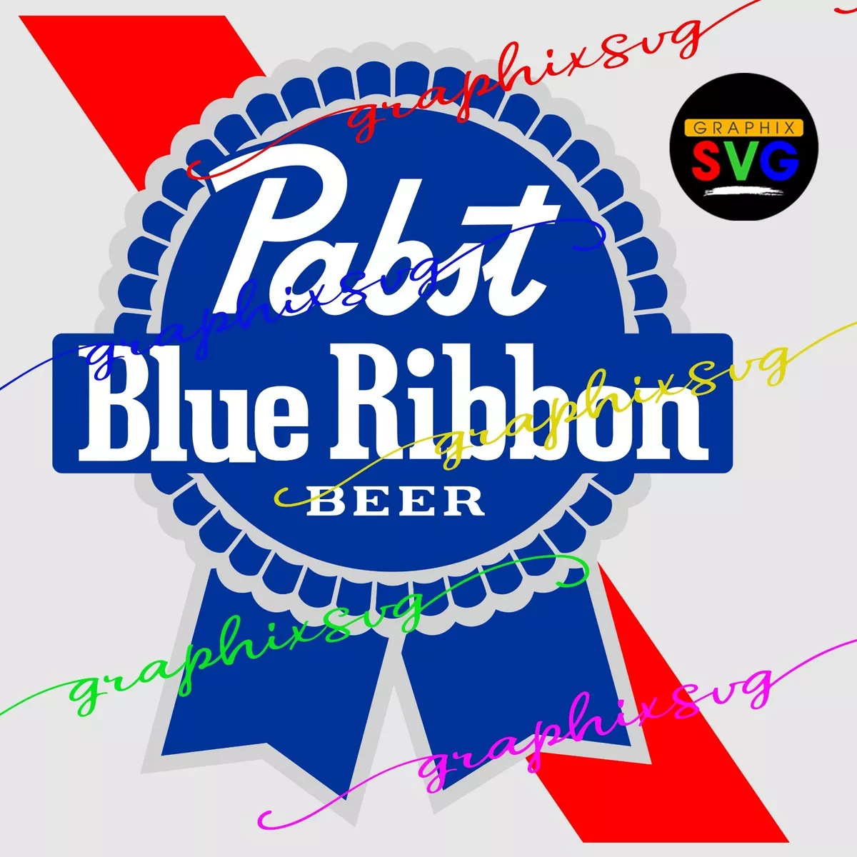Pabst Blue Ribbon SVG, Pabst Blue Ribbon EPS, Pabst Blue Ribbon PNG | eBay