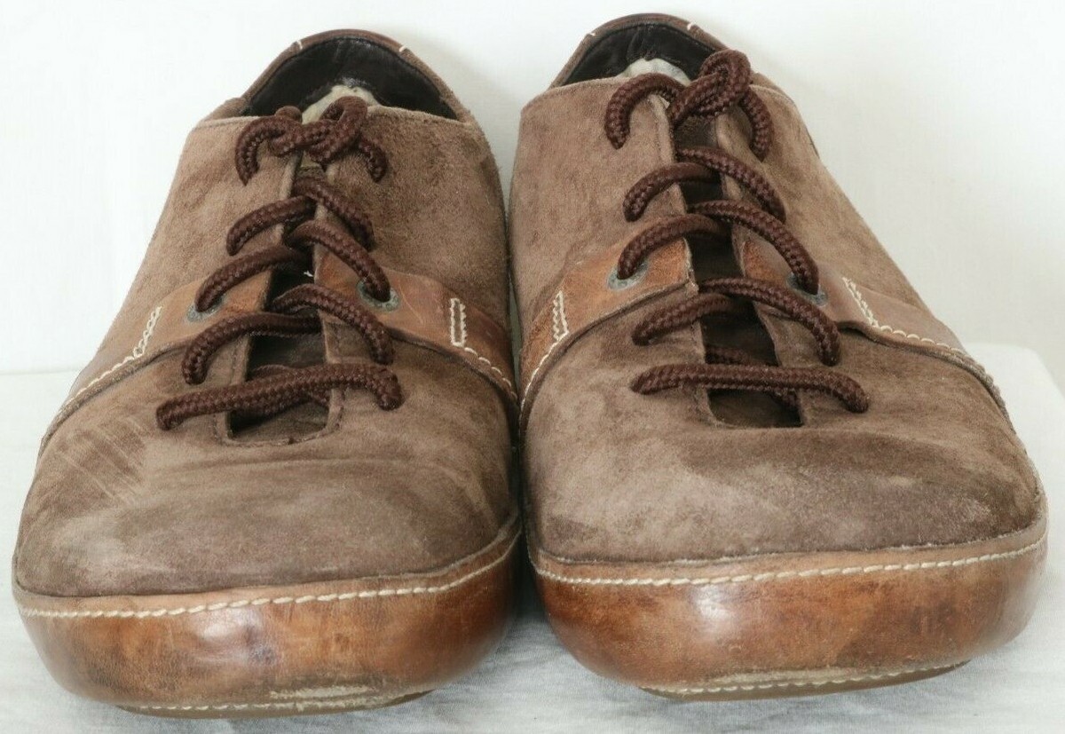 UGG Wyatt Track Brown Suede Lace Up Oxford Shoes Size 13 Men main image 2