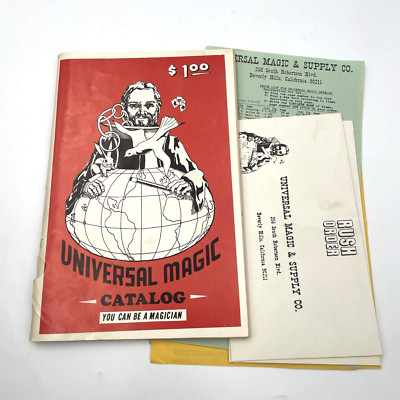 Universal Magic Mail Order Catalog 1970 s Vintage 78 Pages