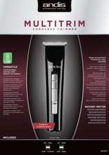Andis Professional Multitrim Cordless Trimmer 24570 IL/GM2-3013-24570-NIB 