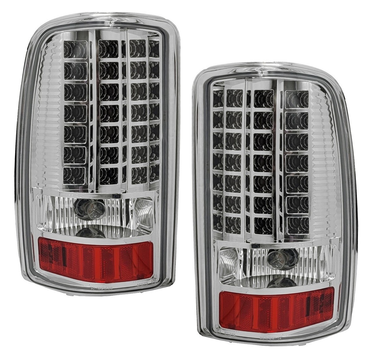 BARN DOOR LED 2000-2006 CHEVY SUBURBAN TAHOE GMC YUKON LED CHROME