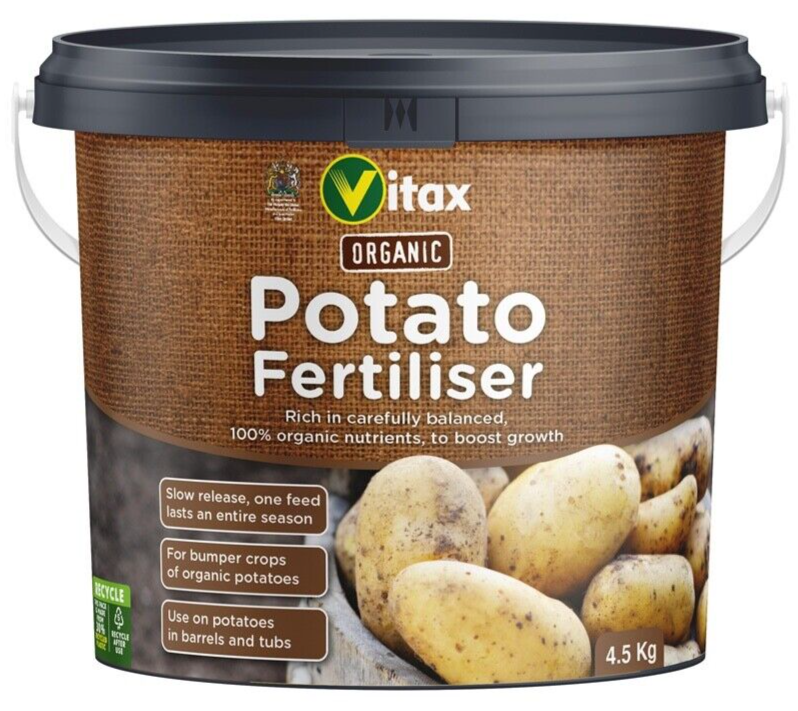 Vitax Organic Potato & Vegetable Fertiliser Feed Slow Release Plant Food 4.5kg