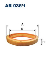FILTRON AR 036/1 Luftfilter für MERCEDES-BENZ