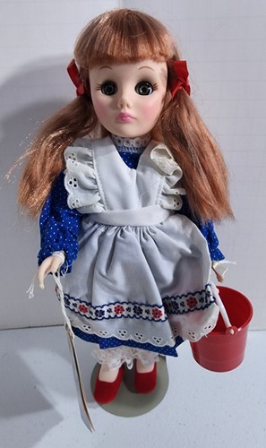 Vtg Effanbee Jack & Jill Vinyl Doll With Pail Storyland Collection 11" JILL ONLY
