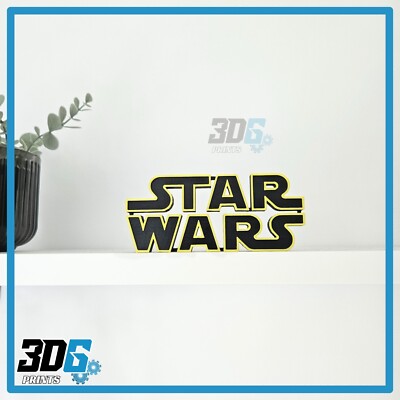 3D Star Wars selbststehendes Display Deko Wandschild Memorabilia