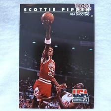 1992 Skybox USA NBA Shooting Scottie Pippen #71 Chicago Bulls