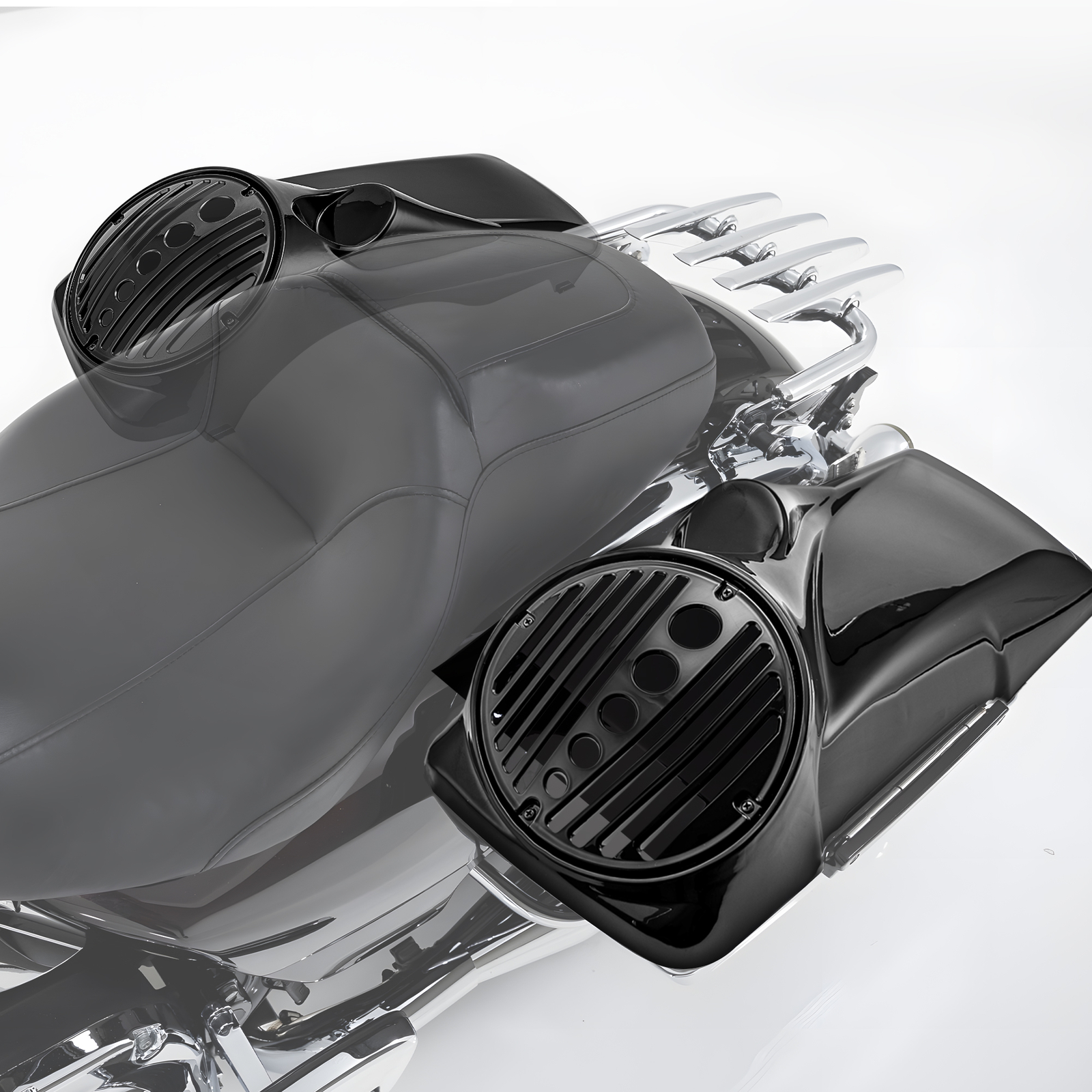 Saddlebag Lids Victory Cross Country Saddlebag Speaker Kit