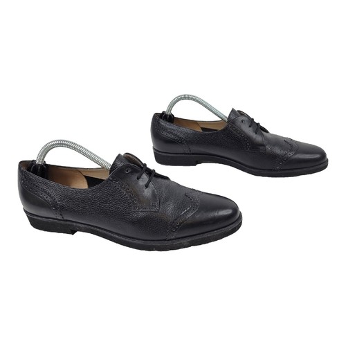 Salvatore Ferragamo Navy Blue Fabric and Leather Lace Up Low Top Sneakers Size 8 Low-top sneaker with Gancini detail - Men | Ferragamo main image 4
