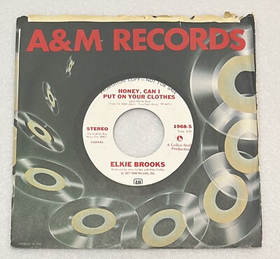 PROMO 45 rpm - ELKIE BROOKS Honey Can I Put On Your Clothes M