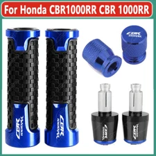 For Honda CBR1000RR CBR 1000RR CNC Handlebar Grips Handle Bar End Cap Tire Valve