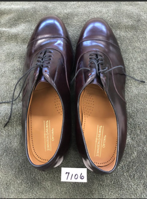 Men's Johnson and Murphy Brown Dress Shoes Size 14