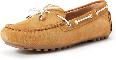 Geox D Leelyan Damen Mokassins - DK Yellow - UK 2,5/EU 35/US 5/227mm - Neu mit Karton