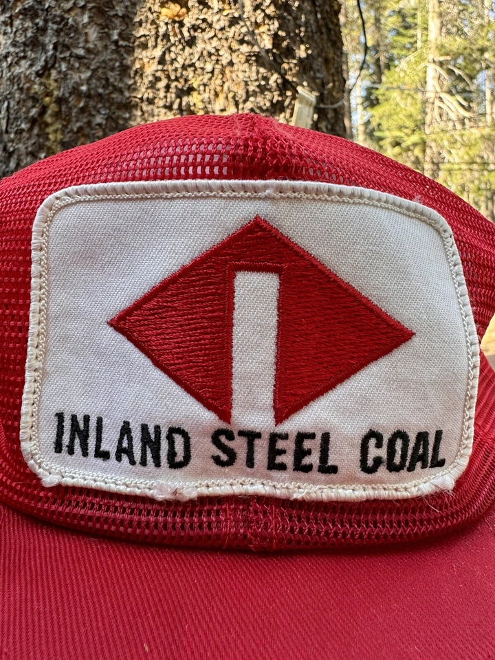 Sombrero de camionero vintage de acero interior carbón Foto 2 de 4