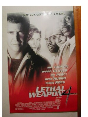 Lethal Weapon 4 Poster Vier Mel Gibson Commercial