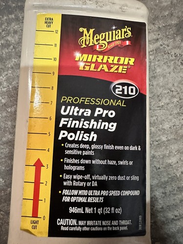 Meguiar's M21032 Mirror Glaze Ultra Pro Finishing Polish - M210 Series 32 Oz New - Bild 2 von 4