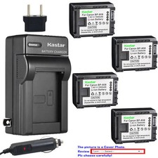 BP-808 CG-800 Battery or AC Charger for Canon HF G10, HF G20, XA10, XA10 HD