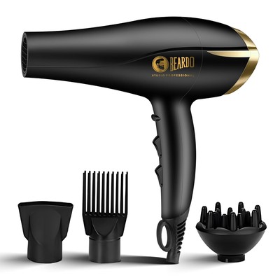 Beardo Studio Tornado Hair Dryer with 2000 Watts 3 Temperature Settings & Cool