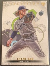 2022 TOPPS INCEPTION BASEBALL SHANE BAZ TAMPA BAY RAYS #62 BASE ROOKIE CARD