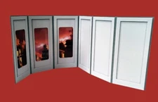 6" Cloud City Hall Walls w Windows 2-Pack Star Wars Black Series Hasbro 1:12 TBS