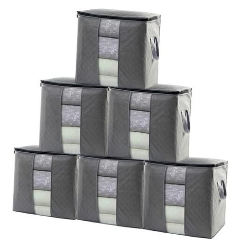 Storage Clothes Bins Closet Bags: Large Containers Organizer Boxes Clothing