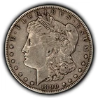 1890-CC $1 Morgan Silver Dollar - AUthentic Key Date Carson City - SKU-B5823
