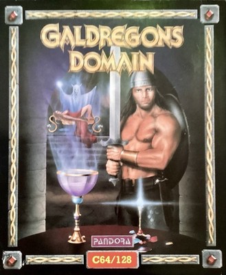 Galdregons Domain / Commodore 64 5,25  Disk / Pandora / Tested   