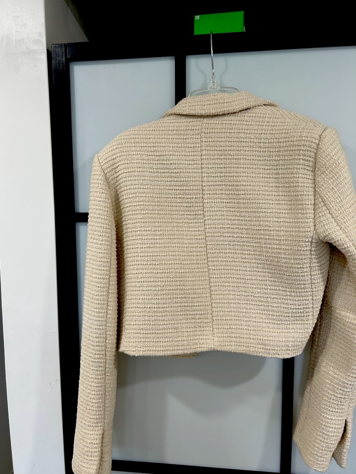 ZARA Beige Collared Lined Basic Jacket, Women’s S… - image 4